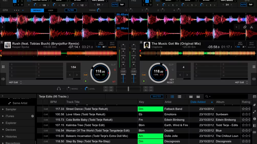 مقایسه نرم افزار Serato و Rekordbox